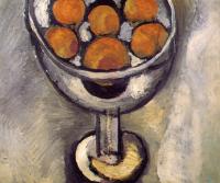 Matisse, Henri Emile Benoit - a vase with oranges